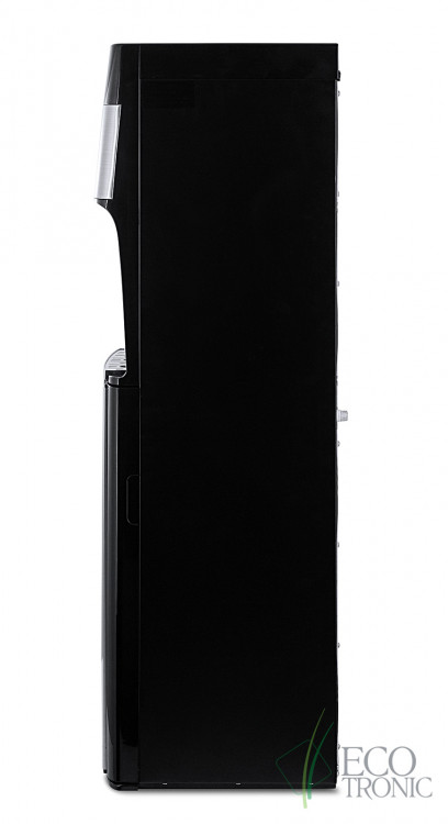 Кулер Ecotronic M30-LXE Black+SS – стильный напольный с нижней загрузкой и 3 кранами подачи воды