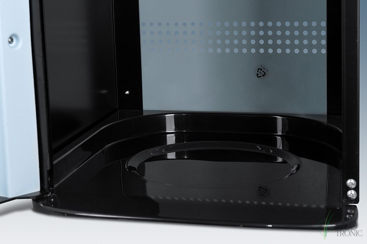 Кулер Ecotronic M30-LXE Black+SS – стильный напольный с нижней загрузкой и 3 кранами подачи воды
