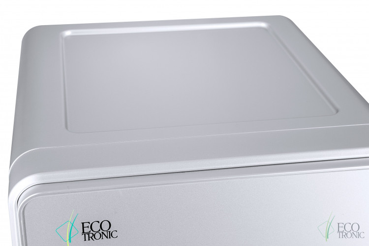 Кулер Ecotronic K42-LXE Full Silver – стильный напольный кулер с электронным охлаждением и нагревом