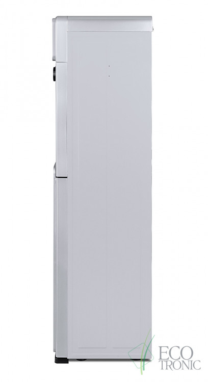 Кулер Ecotronic K42-LXE Full Silver – стильный напольный кулер с электронным охлаждением и нагревом