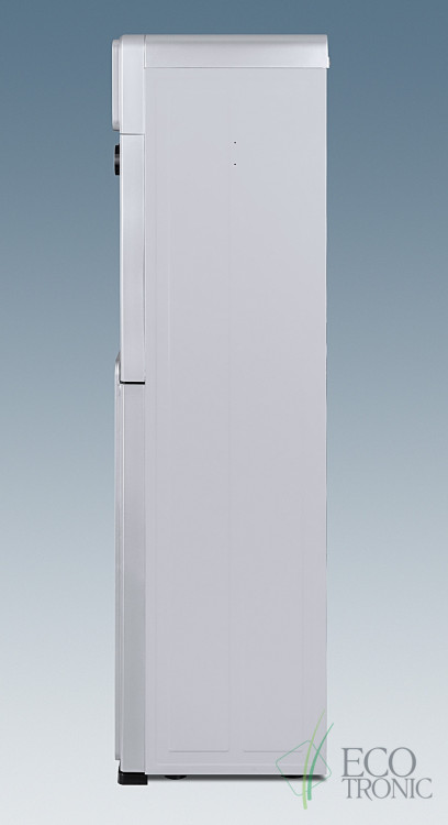 Кулер Ecotronic K42-LXE Full Silver – стильный напольный кулер с электронным охлаждением и нагревом