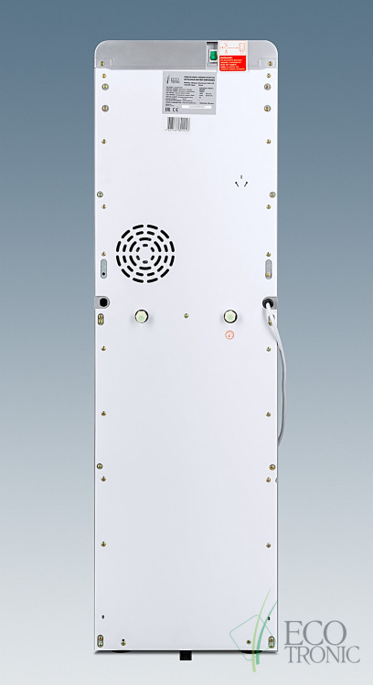 Кулер Ecotronic K42-LXE Full Silver – стильный напольный кулер с электронным охлаждением и нагревом