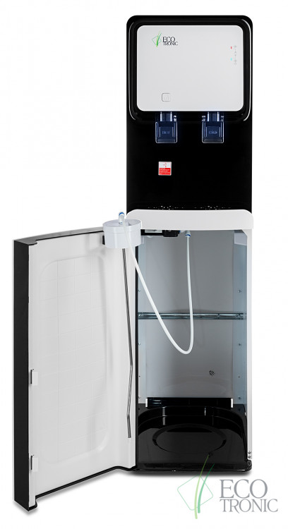 Кулер Ecotronic M50-LXE White-Black – стильный напольный с нижней загрузкой и электронным охлаждением