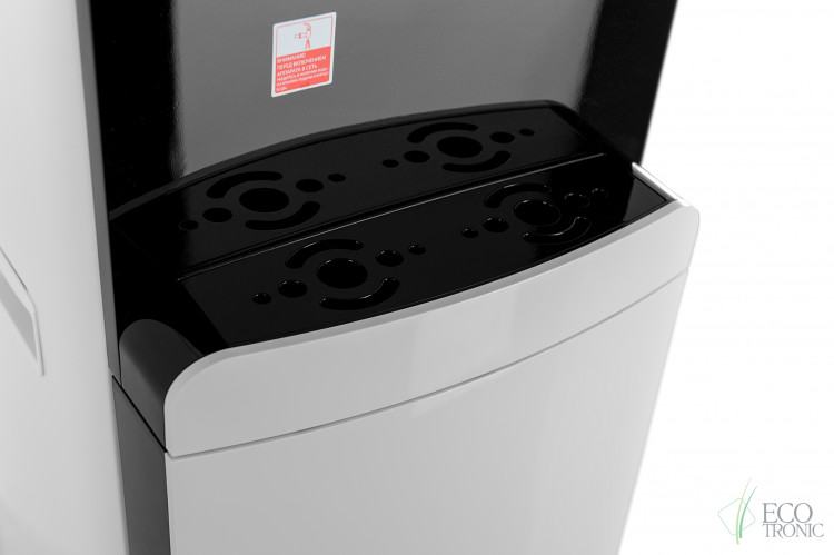 Кулер Ecotronic M50-LXE White-Black – стильный напольный с нижней загрузкой и электронным охлаждением