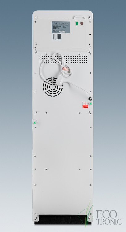 Кулер Ecotronic M50-LXE White-Black – стильный напольный с нижней загрузкой и электронным охлаждением