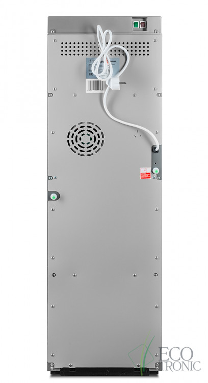 Кулер Ecotronic M30-LXE Silver+SS Top - премиальный напольный с нижней загрузкой и сенсорным управлением