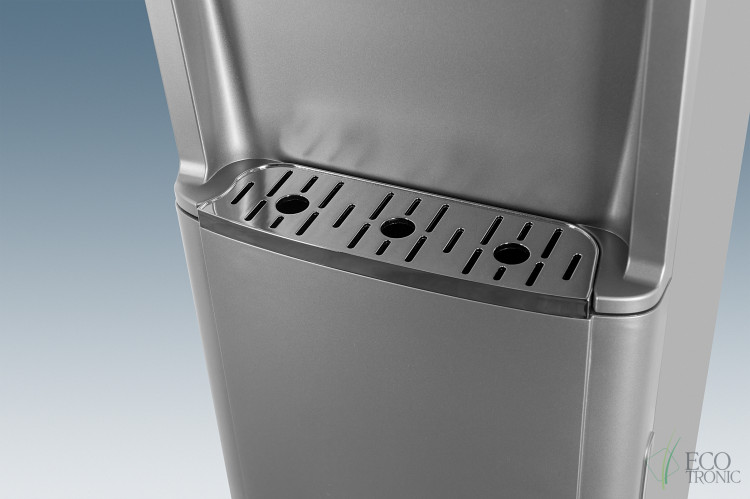 Кулер Ecotronic M30-LXE Silver+SS Top - премиальный напольный с нижней загрузкой и сенсорным управлением