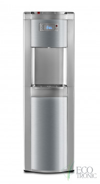 Кулер Ecotronic P9-LX Silver+SS – премиальный напольный кулер с нижней загрузкой и компрессорным охлаждением