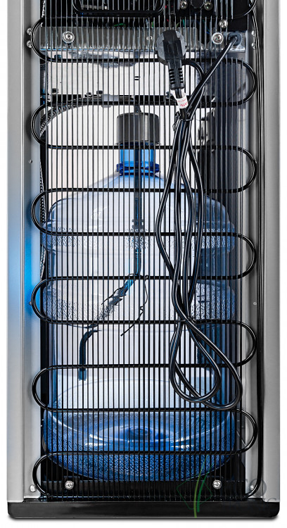 Кулер Ecotronic P9-LX Silver+SS – премиальный напольный кулер с нижней загрузкой и компрессорным охлаждением