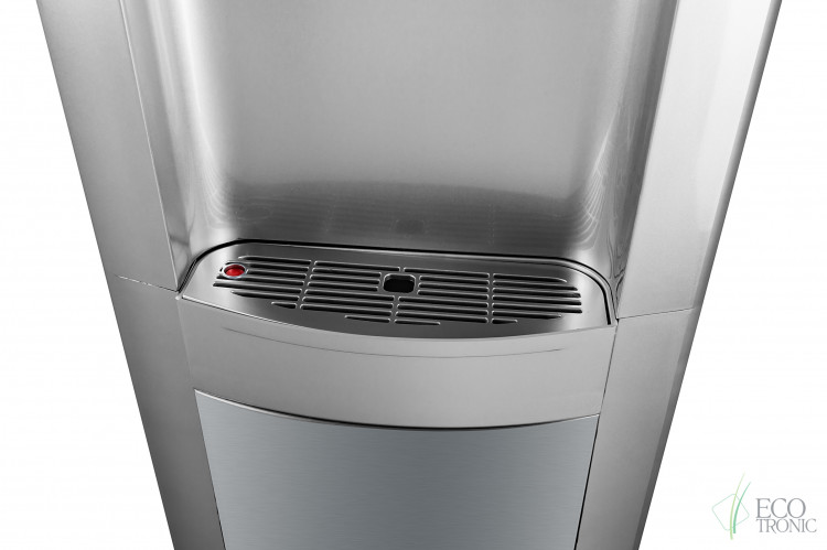 Кулер Ecotronic P9-LX Silver+SS – премиальный напольный кулер с нижней загрузкой и компрессорным охлаждением