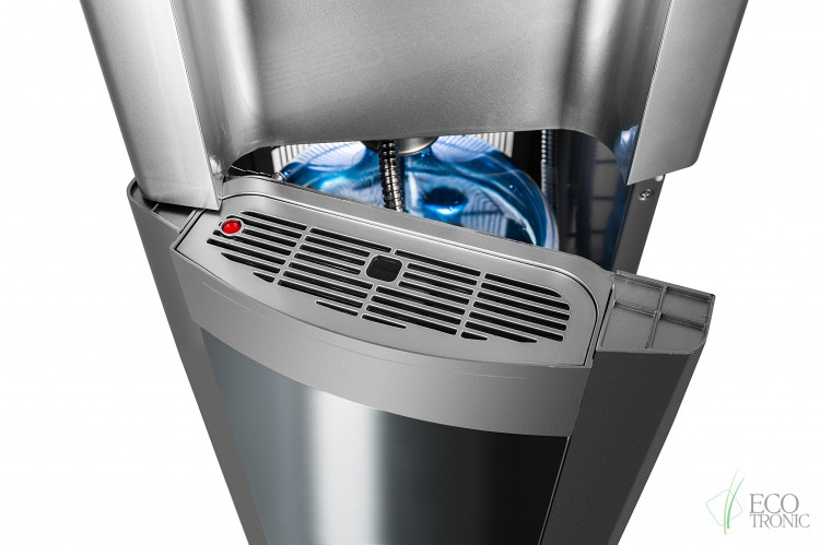 Кулер Ecotronic P9-LX Silver+SS – премиальный напольный кулер с нижней загрузкой и компрессорным охлаждением