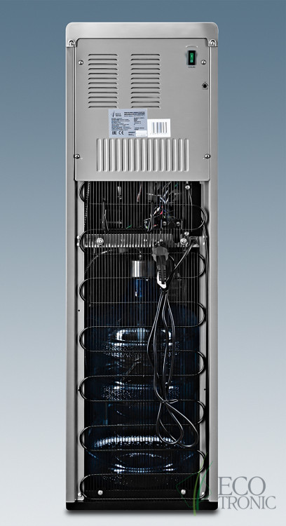 Кулер Ecotronic P9-LX Silver+SS – премиальный напольный кулер с нижней загрузкой и компрессорным охлаждением