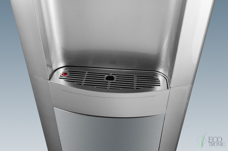 Кулер Ecotronic P9-LX Silver+SS – премиальный напольный кулер с нижней загрузкой и компрессорным охлаждением