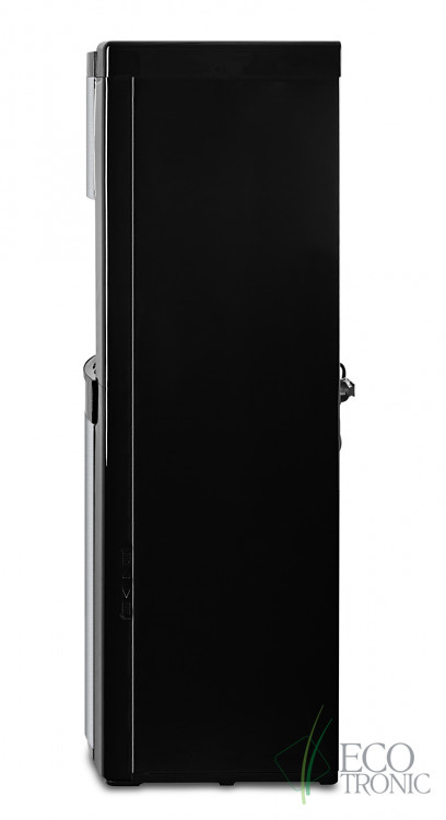 Кулер Ecotronic P9-LX Black+SS – стильный напольный кулер с нижней загрузкой и компрессорным охлаждением