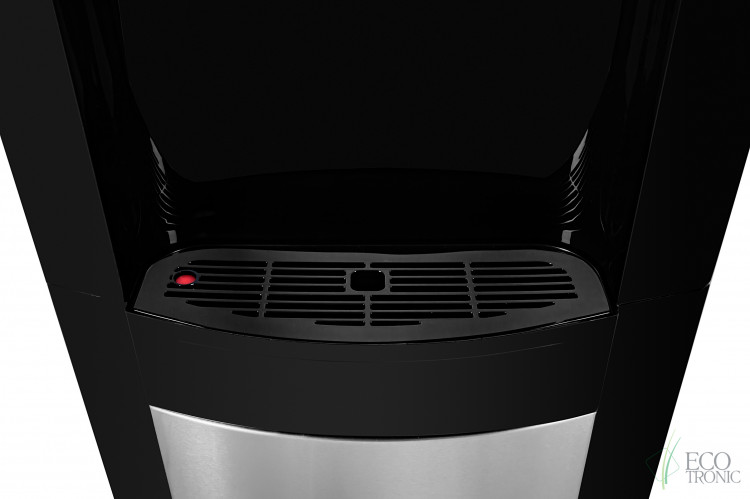 Кулер Ecotronic P9-LX Black+SS – стильный напольный кулер с нижней загрузкой и компрессорным охлаждением