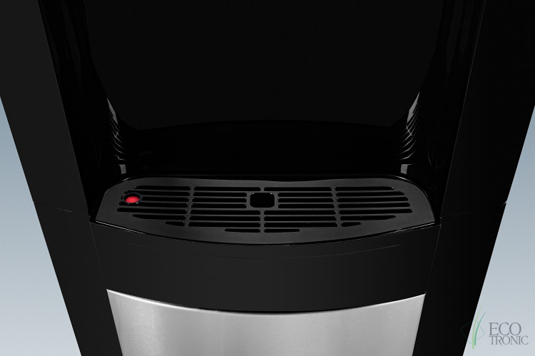 Кулер Ecotronic P9-LX Black+SS – стильный напольный кулер с нижней загрузкой и компрессорным охлаждением