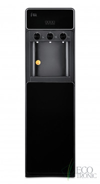 Кулер Ecotronic K42-LXE Black – стильный напольный кулер с нижней загрузкой и электронным охлаждением