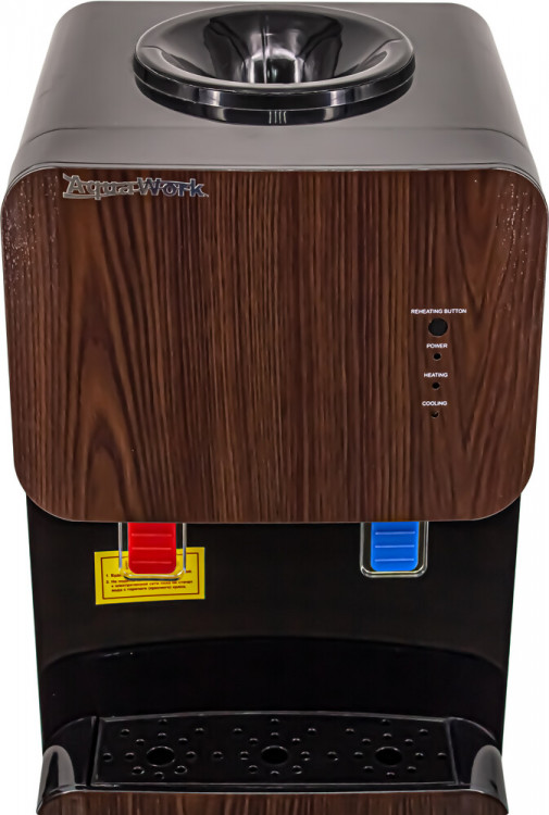 Aqua Work 105-LR Wenge — тёмная элегантность: горячая и холодная вода по первому касанию!