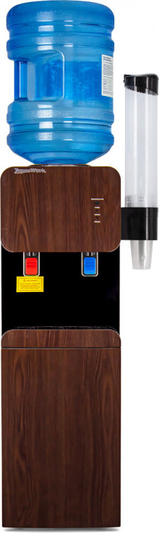 Aqua Work 105-LR Wenge — тёмная элегантность: горячая и холодная вода по первому касанию!